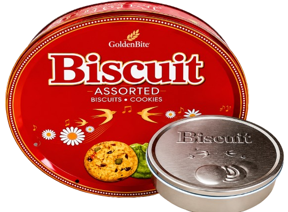 Kaleng Biskuit Bulat customized product example